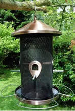Die Mehlwurmfarm Vogelfutterstation aus Metall Vogelfutterhaus Kupferlook