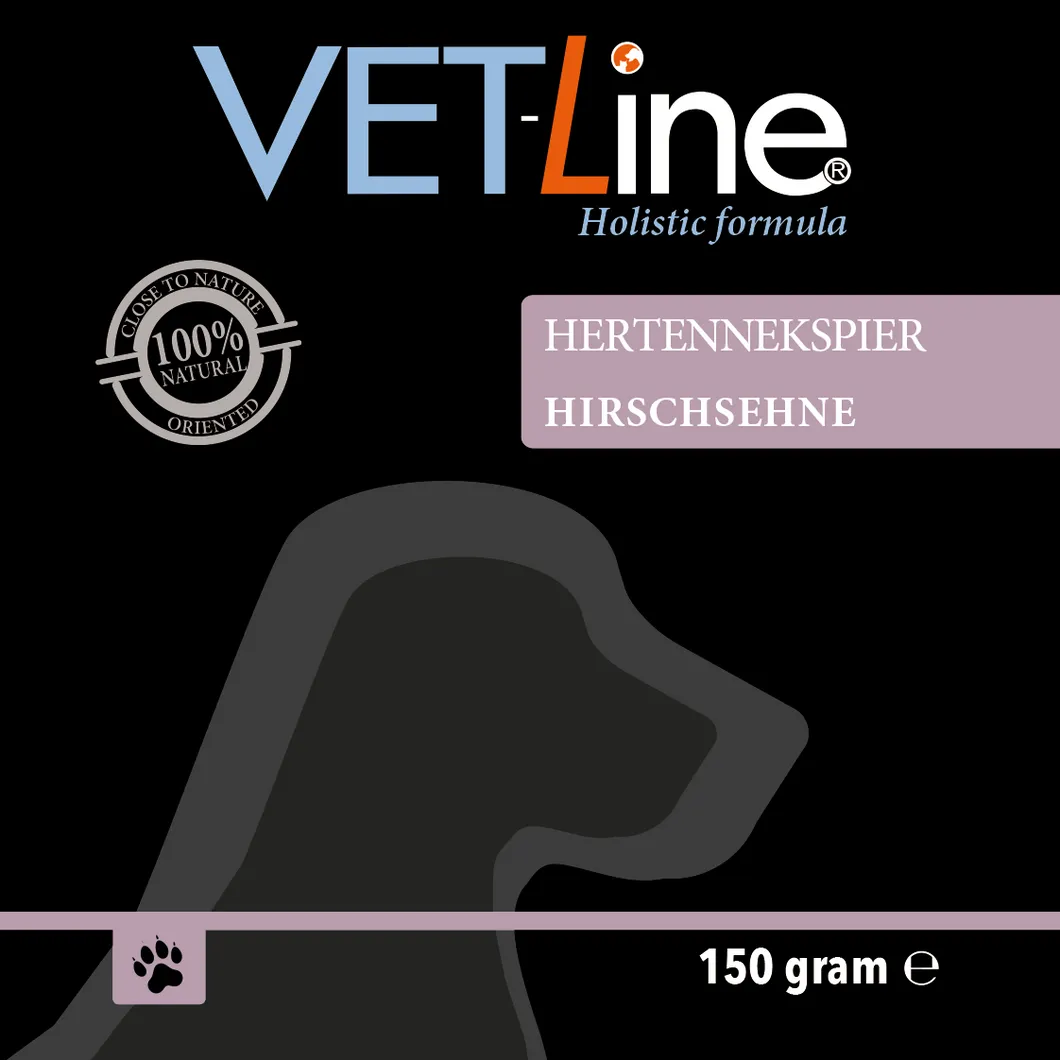 Vet-Line Hirschhalsmuskel Ergänzungsfutter Hunde 150 g
