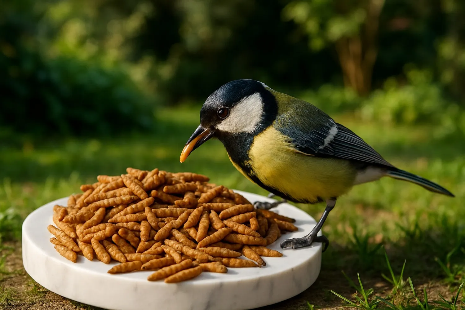 Die Mehlwurmfarm Hermetia Soldatenfliegenlarven Futter 43% Protein