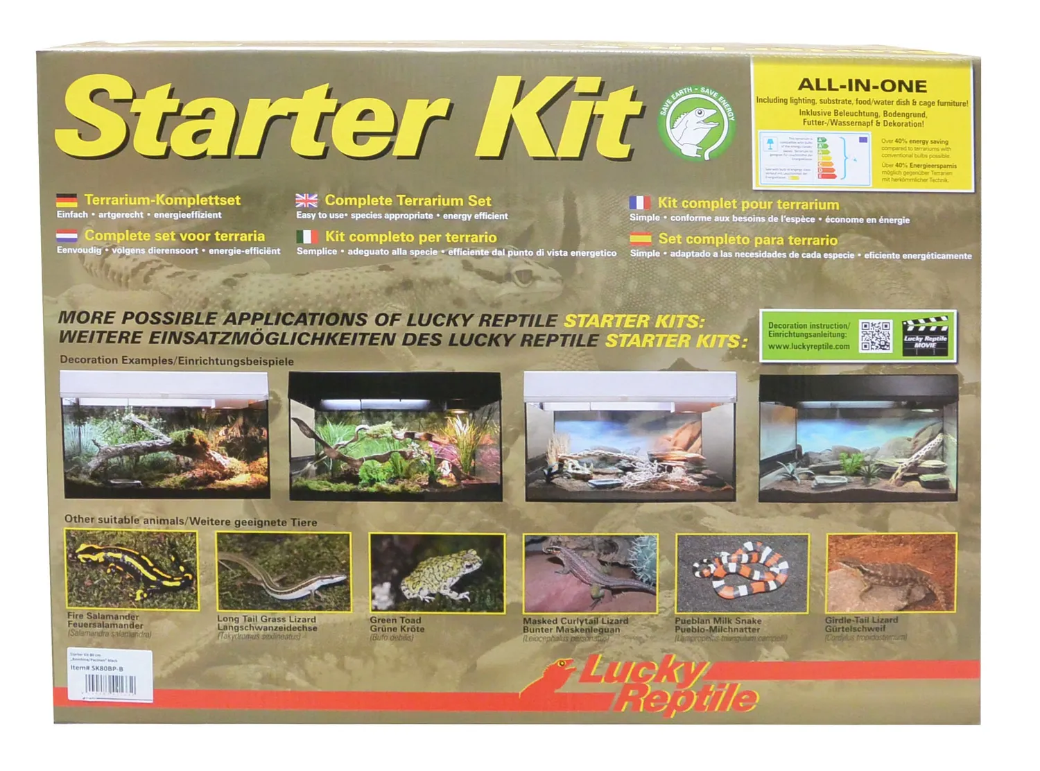 Lucky Reptile Schlangen Starter Kit Terrarium Komplettset