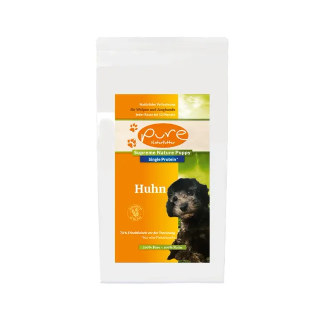 Die Mehlwurmfarm Pure Naturfutter Supreme Welpenfutter Huhn getreidefrei