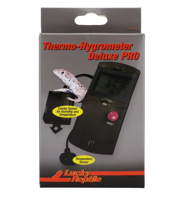 Lucky Reptile Thermo-Hygrometer Deluxe Pro mit 3 Fühlern