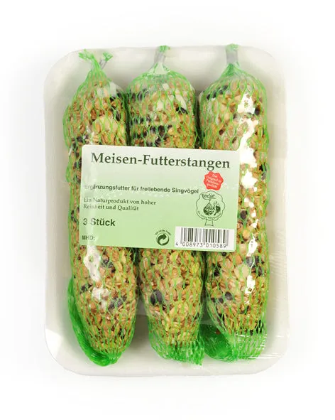 Die Mehlwurmfarm Futterkerzen Tablett 3x95g Singvögel