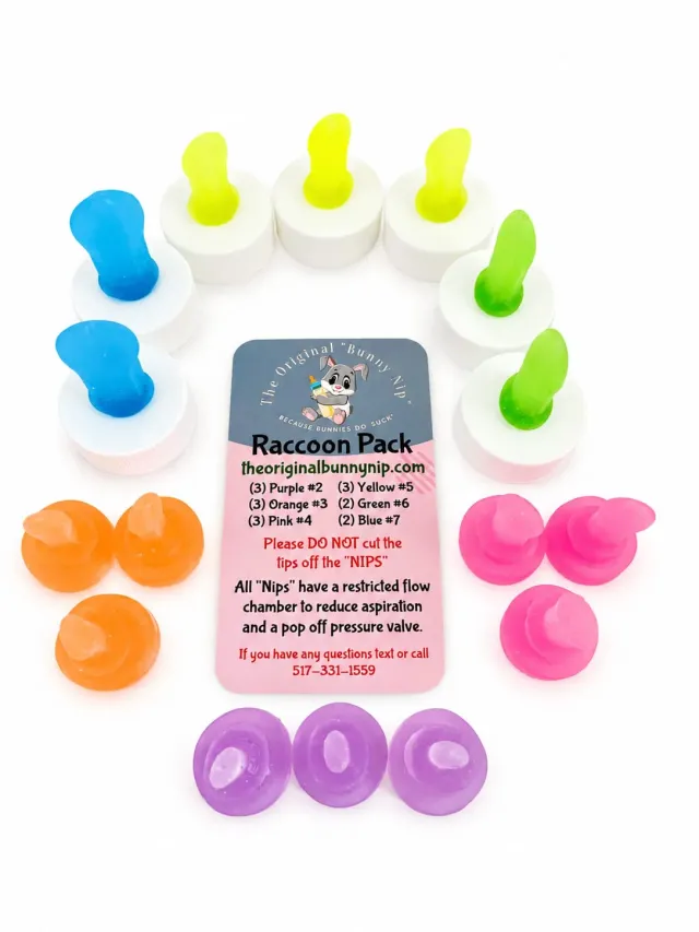 Bunny Nip Raccoon Nip Aufzucht-Sauger 16er Value Pack