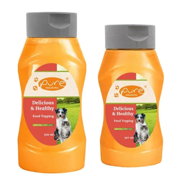 PURE Food Topping Futteröl Lachsöl Schaffett 300 ml