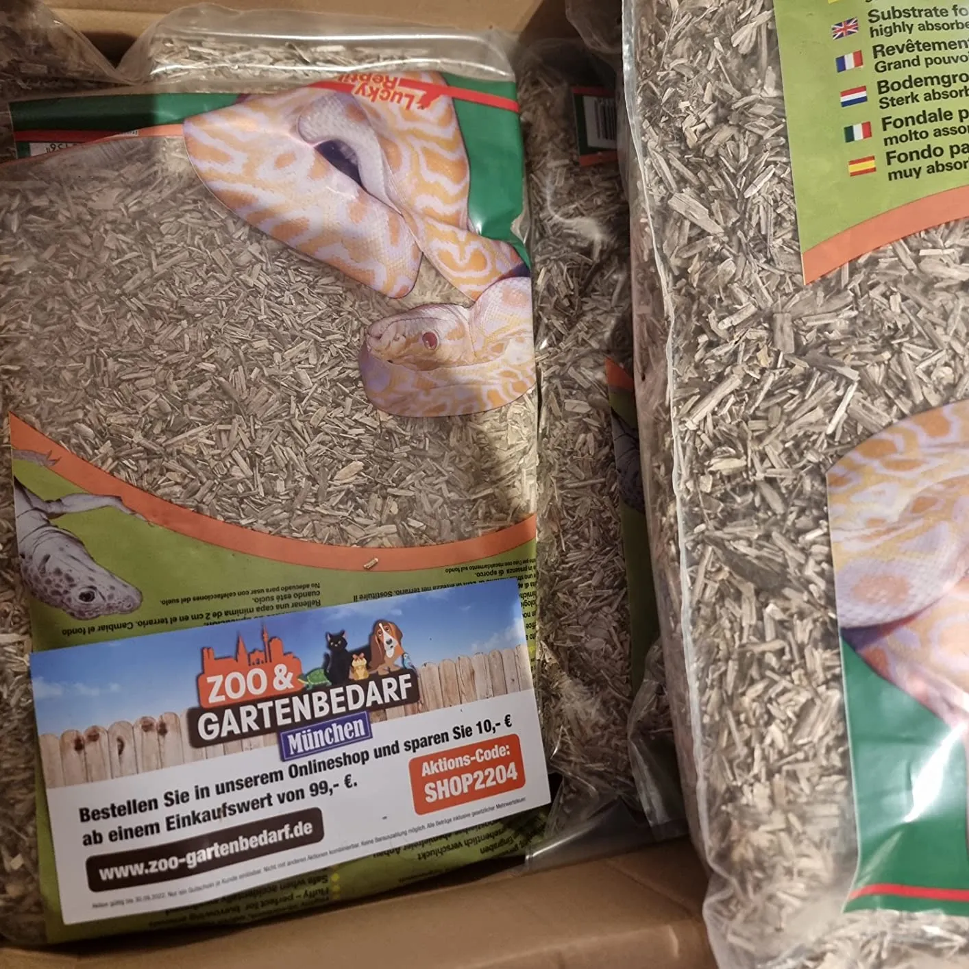 Lucky Reptile Snake Bedding Einstreu Hanf