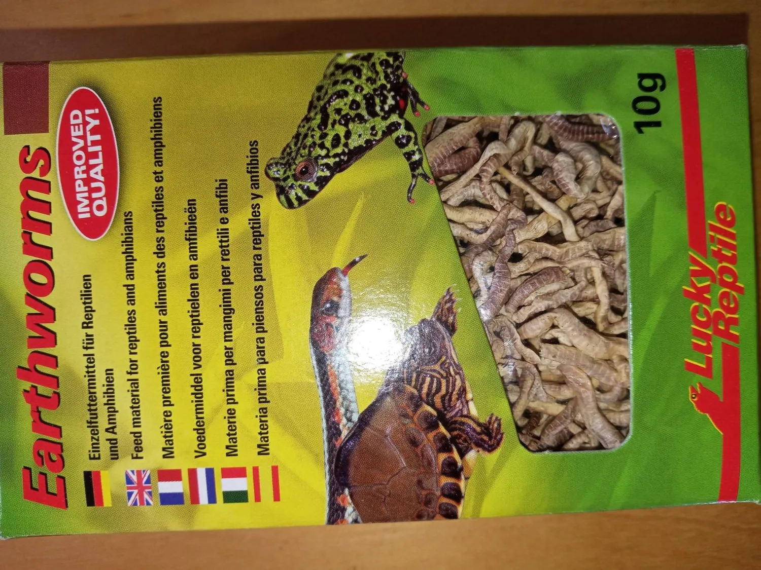 Lucky Reptile Earthworms Regenwürmer Futter proteinreich