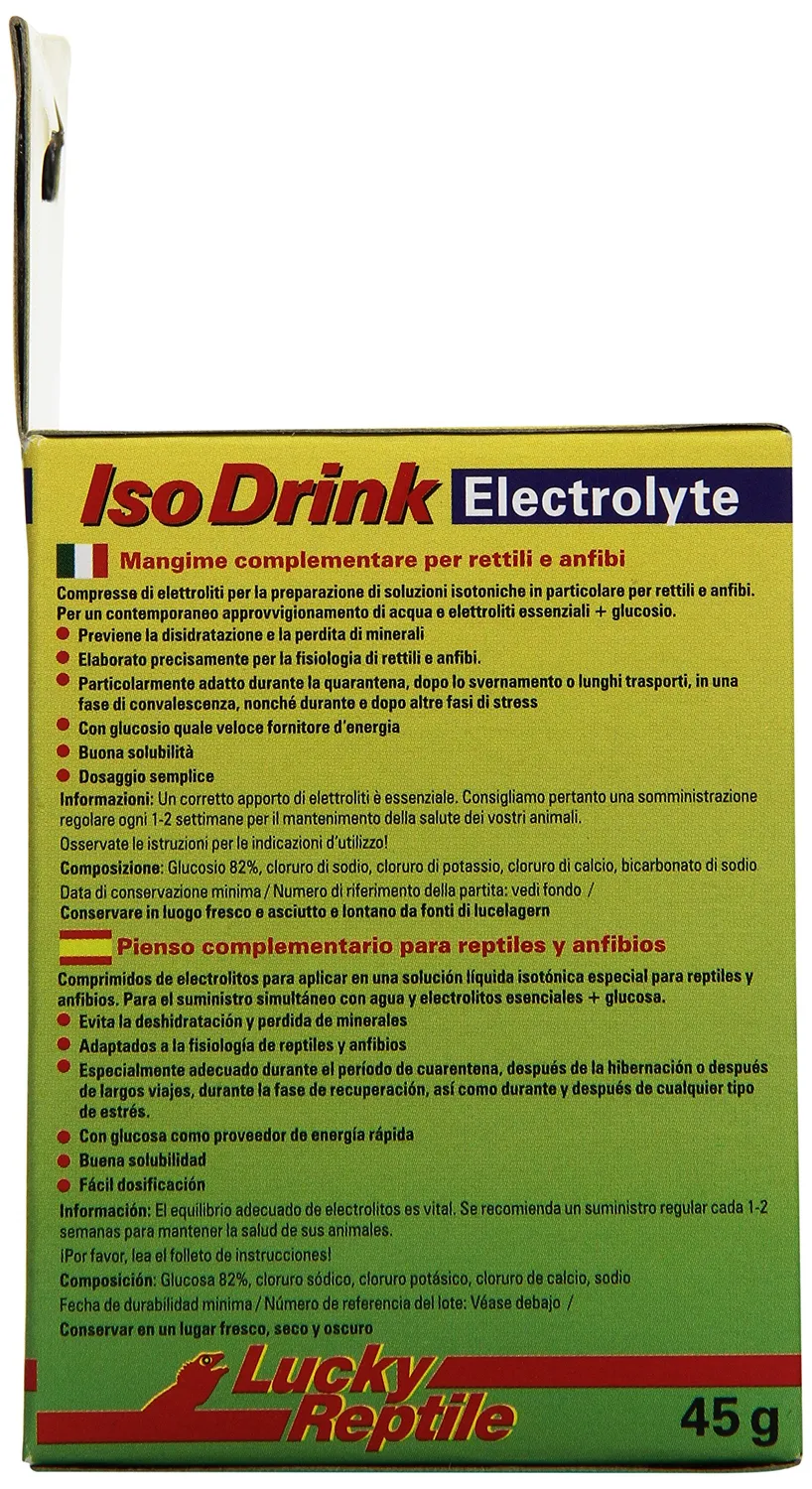 Lucky Reptile Iso Drink Elektrolyte 45 g Reptilien