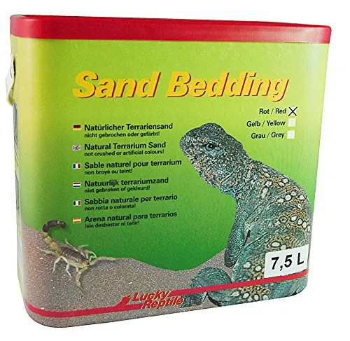 Lucky Reptile Sand Bedding SB-Y Bodengrund 7,5 l