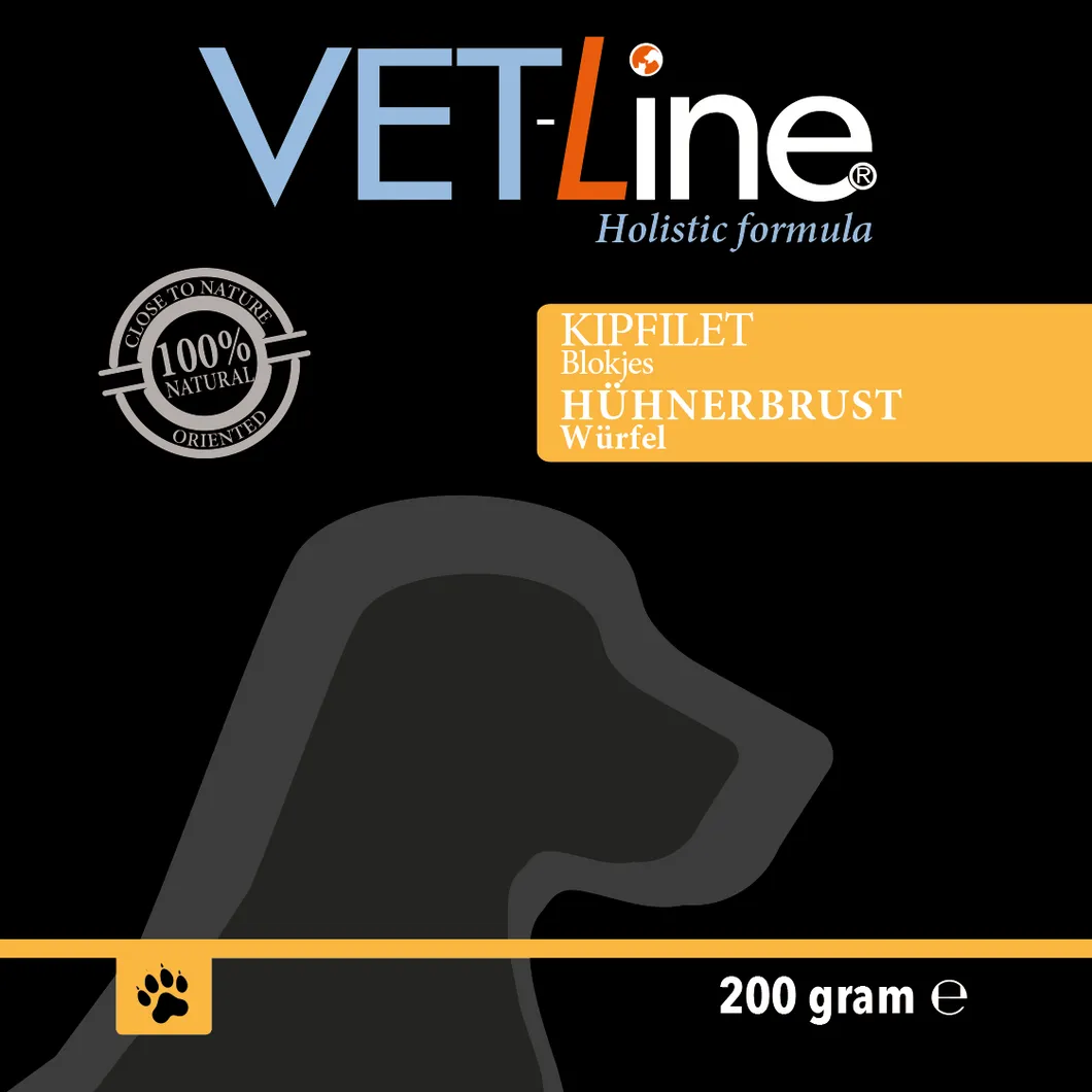 Vetline Hähnchenbrustwürfel Hund 200 g getreidefrei