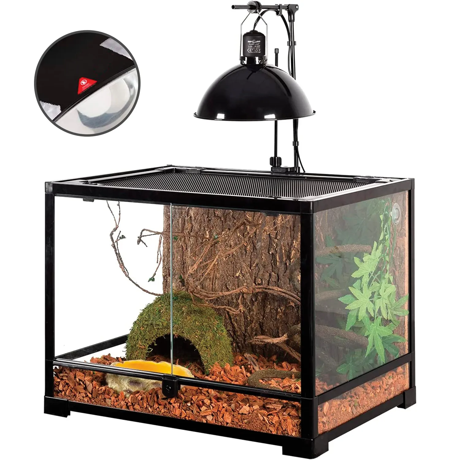 ReptiZoo Lampenschirm Fassung E26 bis 150 Watt 21,6 cm