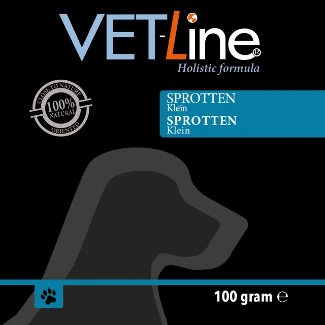 Die Mehlwurmfarm Vetline Sprotten klein Hundesnack 100 g getreidefrei