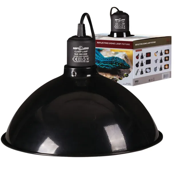 ReptiZoo Lampenschirm Fassung E26 bis 150 Watt 21,6 cm