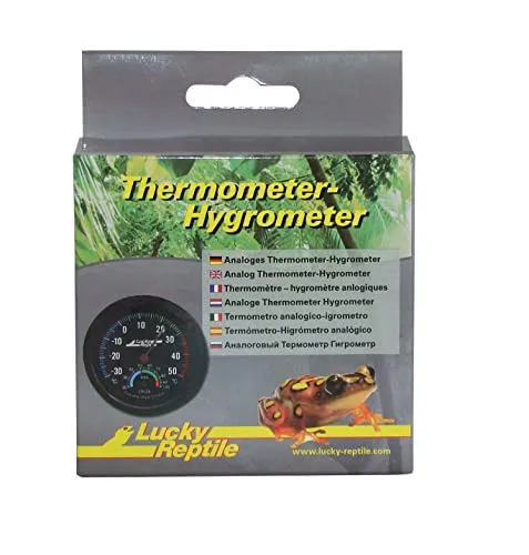 Lucky Reptile Thermometer Hygrometer analog mit Klebepad