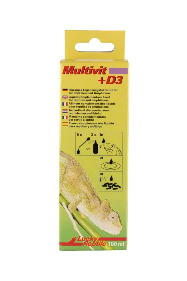 Lucky Reptile Multivit+ D3 Ergänzungsfuttermittel flüssig