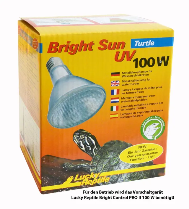 Lucky Reptile Bright Sun Turtle UV-Lampe 100 Watt E27