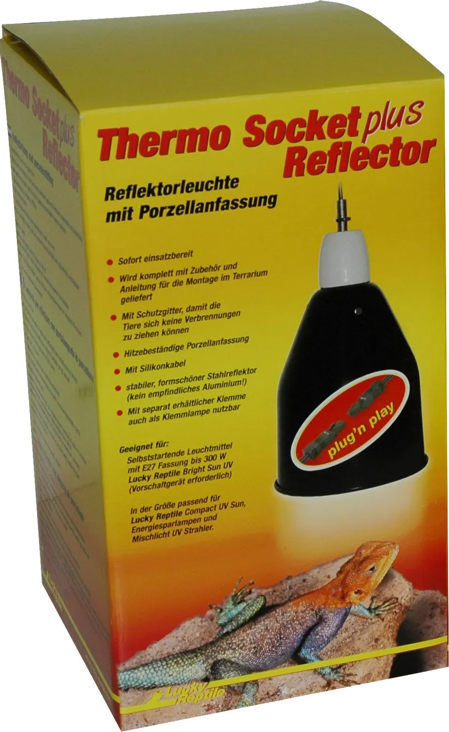 Lucky Reptile Thermo Socket HTR-1W Reflektorleuchte weiß