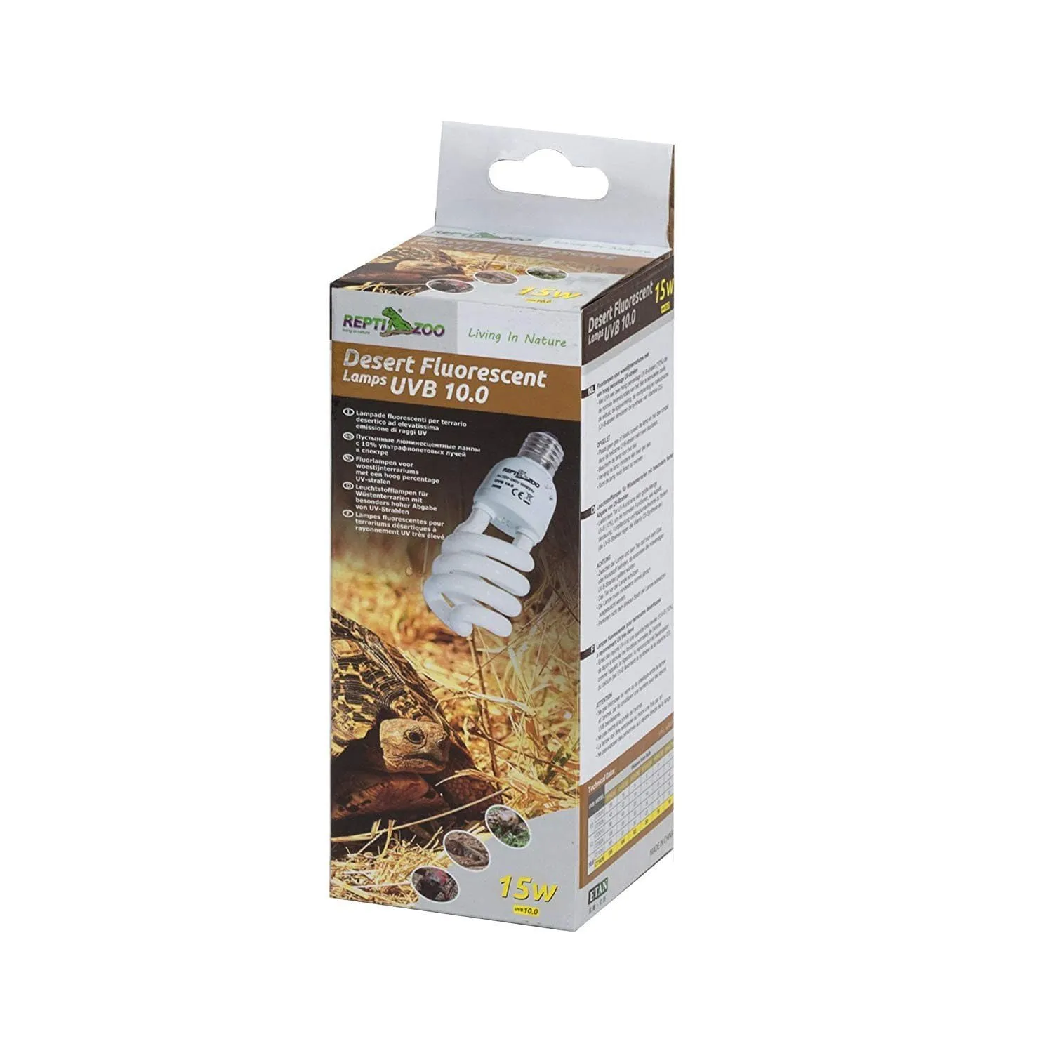 Repti Zoo CT1026 Energiesparlampe Terrarium UVB-Leuchte