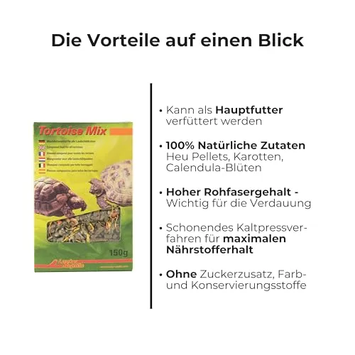 Lucky Reptile Tortoise Mix Futter rohfaserreich
