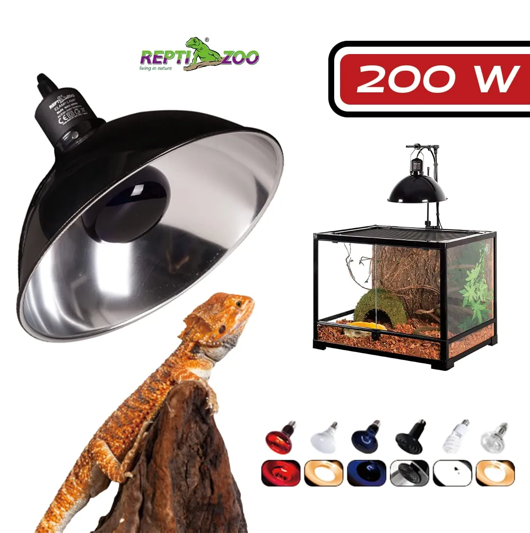ReptiZoo Lampenschirm Fassung E26 bis 150 Watt 21,6 cm