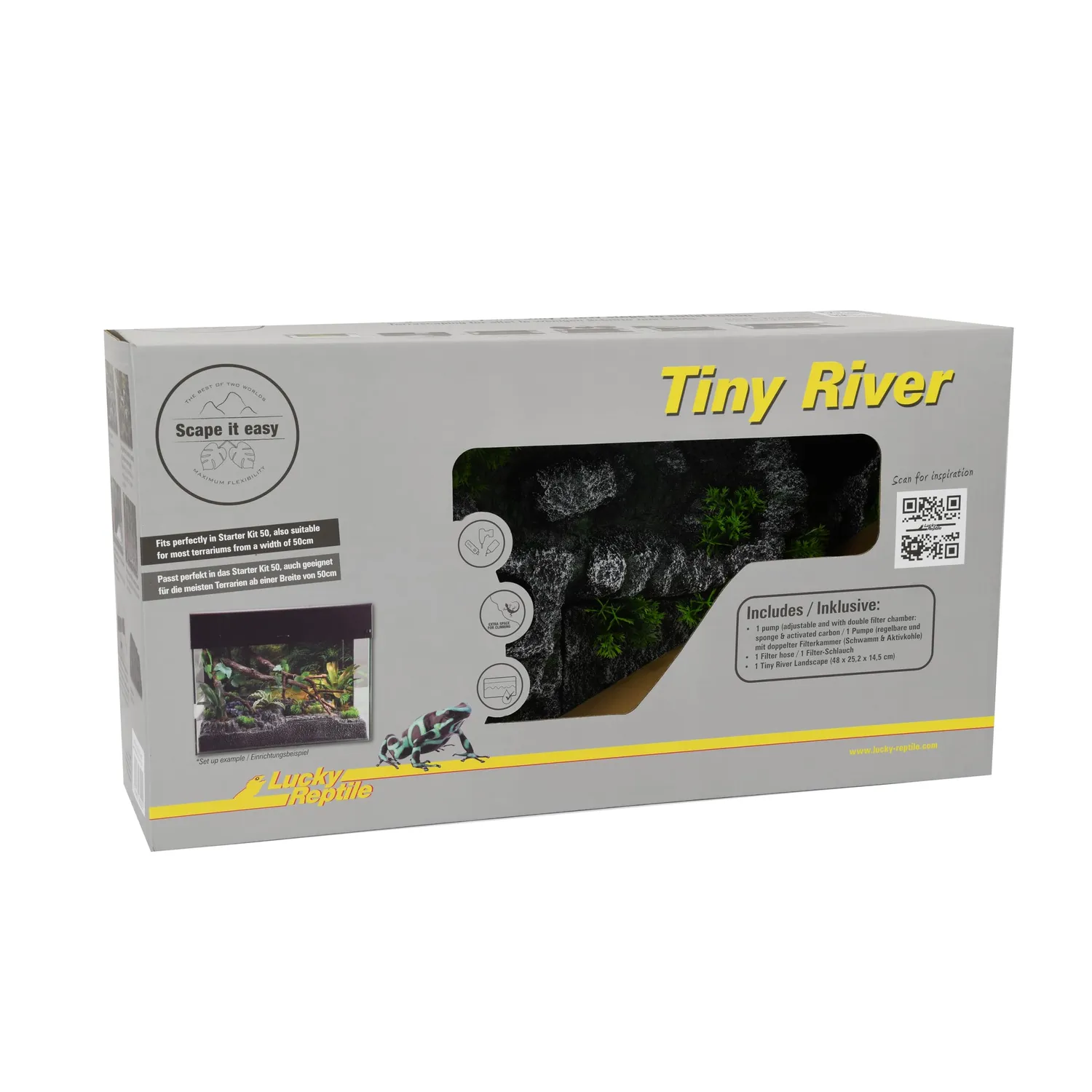 Lucky Reptile Scape it Easy Tiny River Bachlauf mit Pumpe