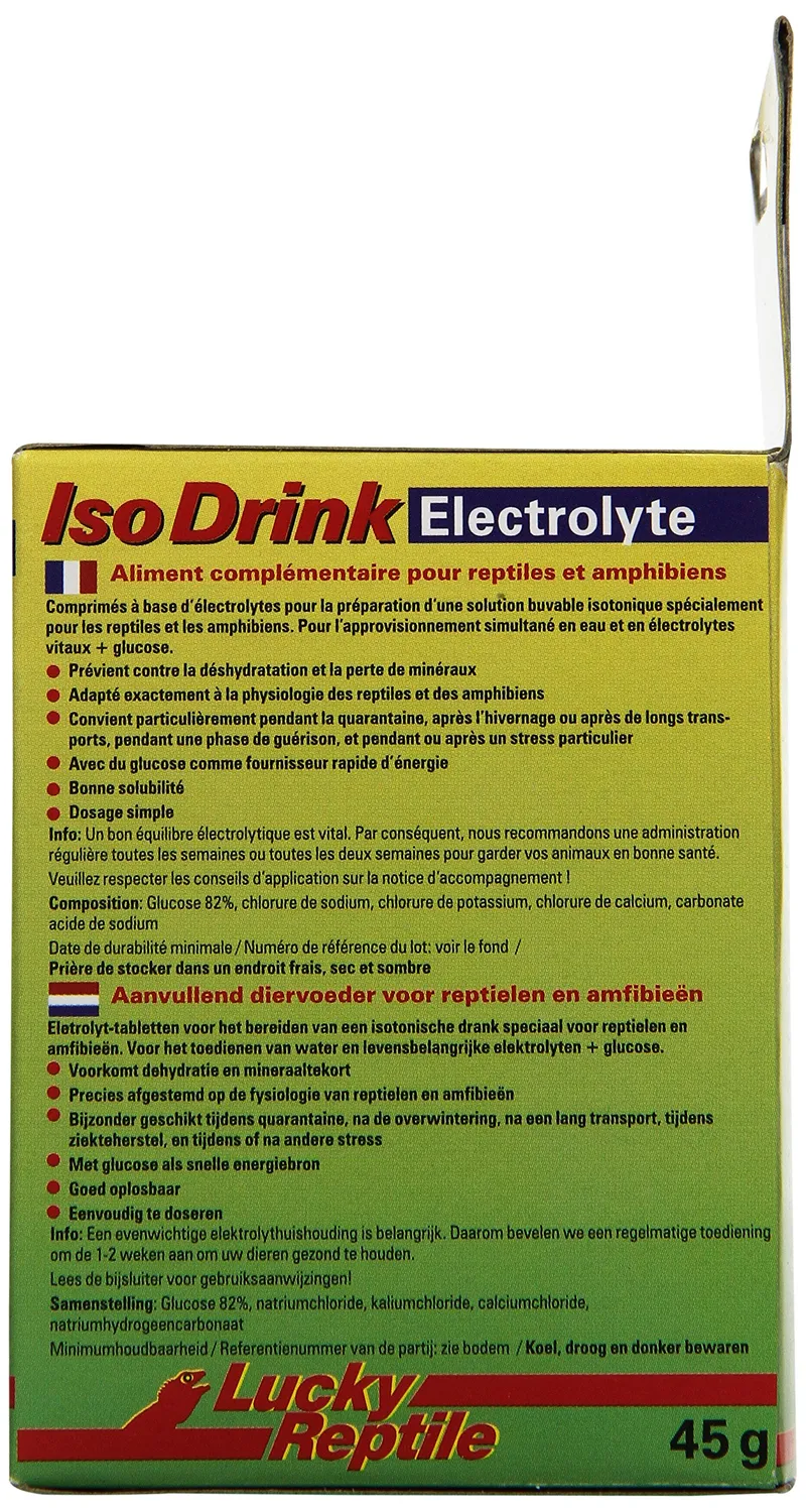 Lucky Reptile Iso Drink Elektrolyte 45 g Reptilien