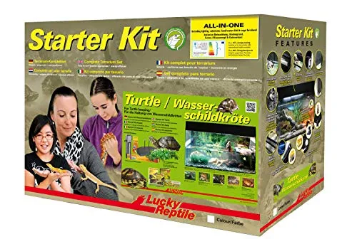 Lucky Reptile Starter Kit Wasserschildkröte Set 80 cm mit Filter