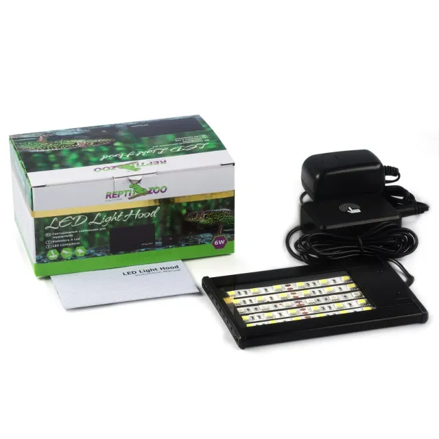 Repti-Zoo LED001 LED Leuchthaube 6 Watt 13x9 cm für Terrarien