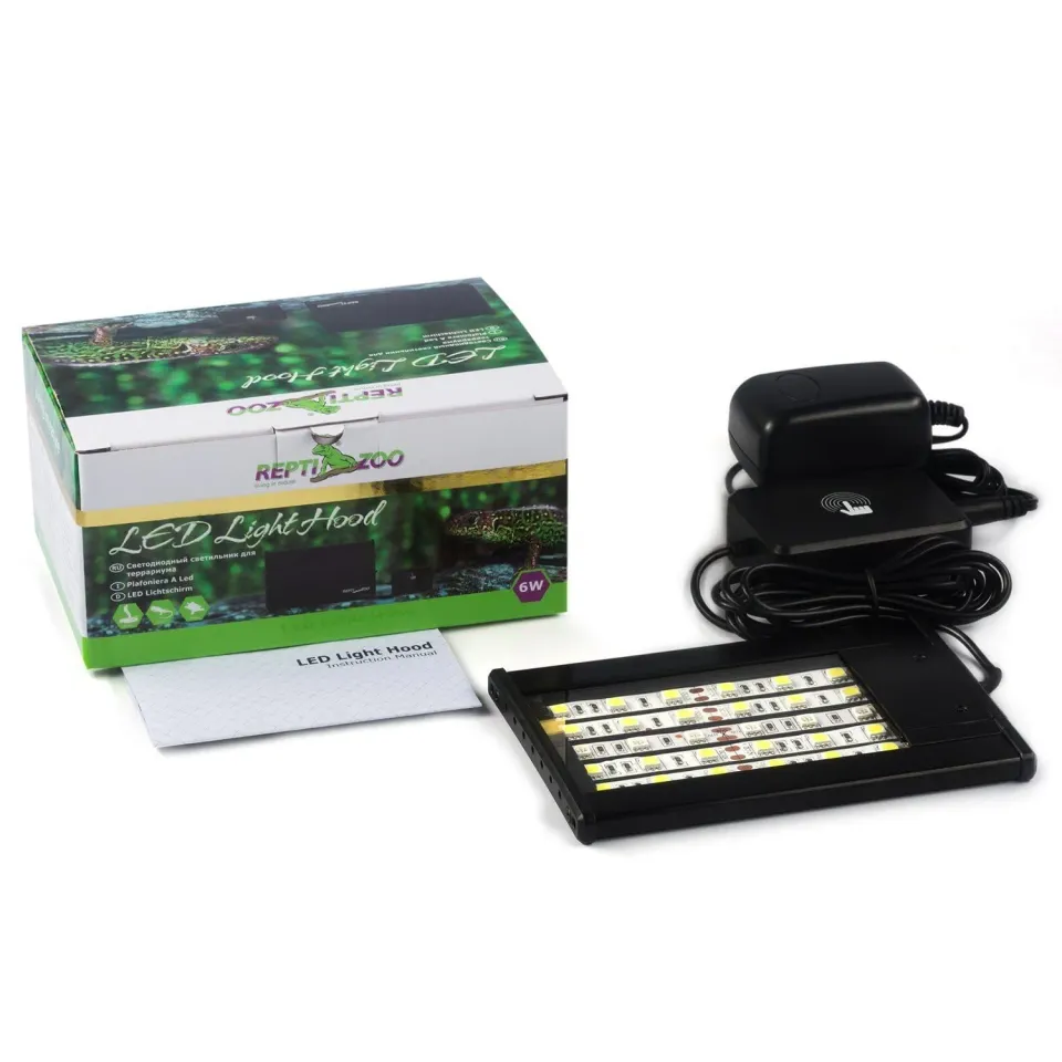 Repti-Zoo LED001 LED Leuchthaube 6 Watt 13x9 cm für Terrarien
