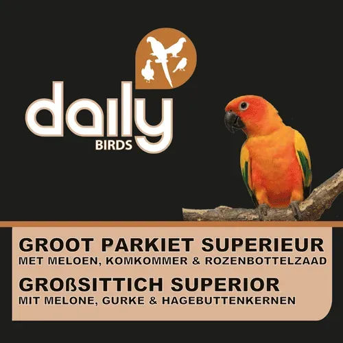 Die Mehlwurmfarm Superior Großsittichfutter Melone Gurke