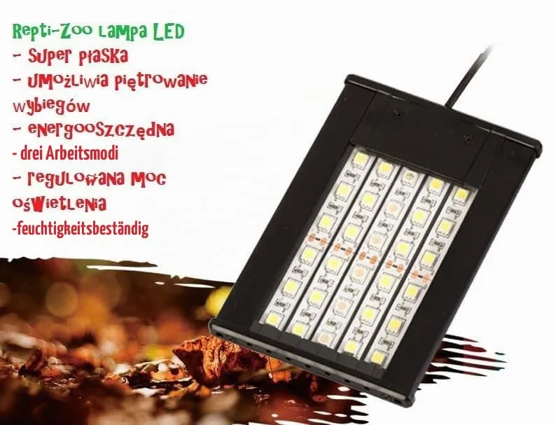 Repti-Zoo LED001 LED Leuchthaube 6 Watt 13x9 cm für Terrarien