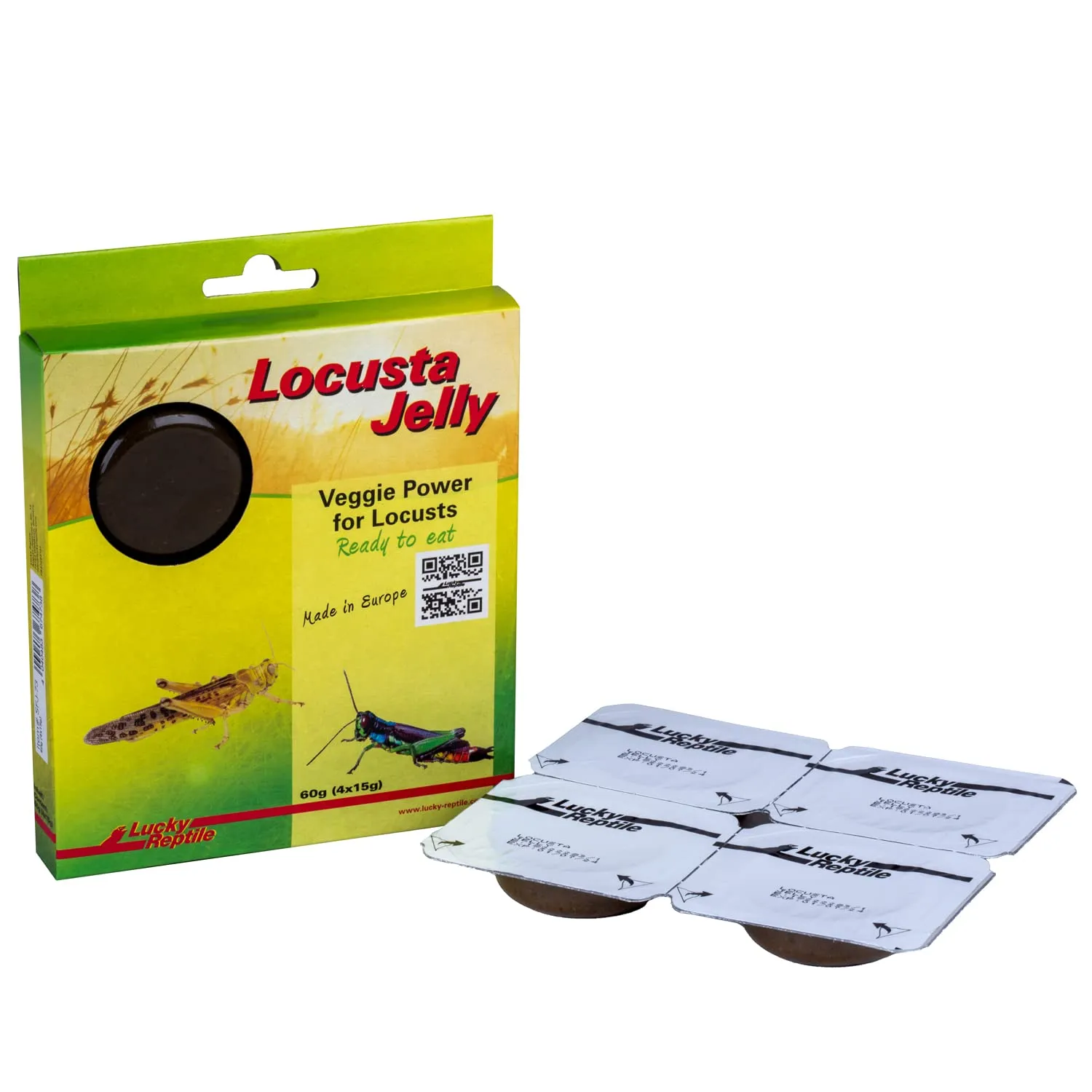 Lucky Reptile Locusta Futtergel 4 x 15 g Heuschrecken